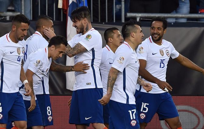 تشيلي تعبر لنهائي كأس القارات علي حساب البرتغال