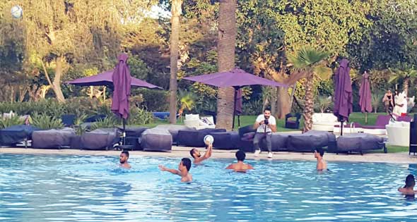 يول يشعل حماس الأهلى قبل المران الرئيسى استعدادآ لمواجهة الوداد