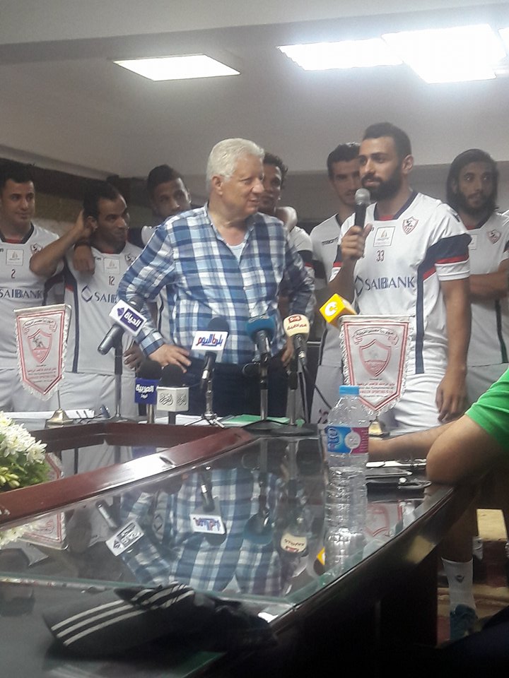 صور.. الزمالك يقدم صفقاته الجديدة في مؤتمر صحفي