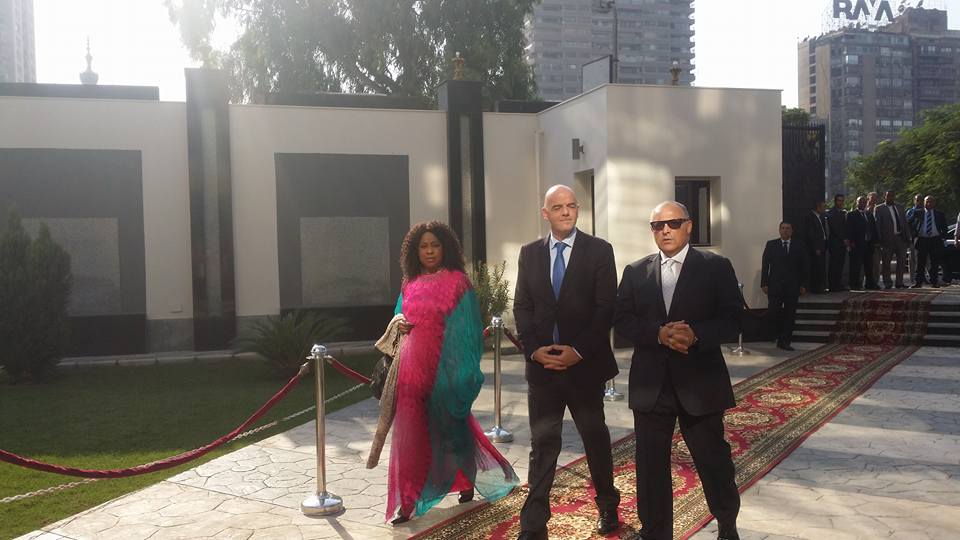 إنفانتينو يشيد باستعدادات مصر لكأس الأمم الأفريقية