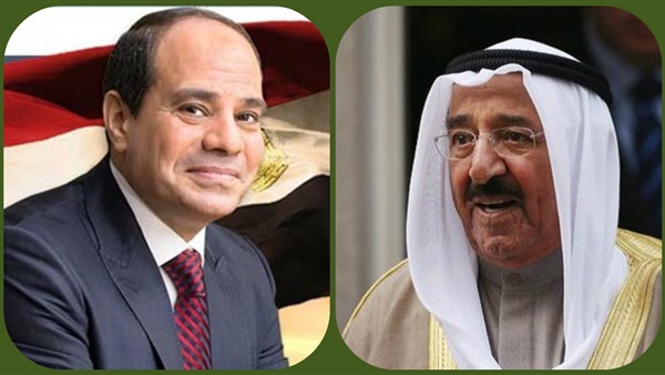 الرئيس السيسي يجري اتصالآ هاتفيا بأمير الكويت للاطمئنان على صحته