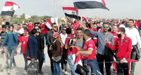 الداخلية تعد خطة أمنية محكمة لتأمين مباراة مصر وجنوب إفريقيا