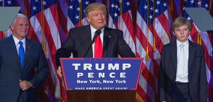 ترامب : أتعهد بأن أكون رئيساً لجميع الأمريكيين