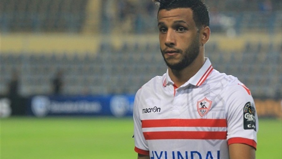 إسلام جمال يحضر مؤتمر مرتضى منصور لإعلان عودته للزمالك