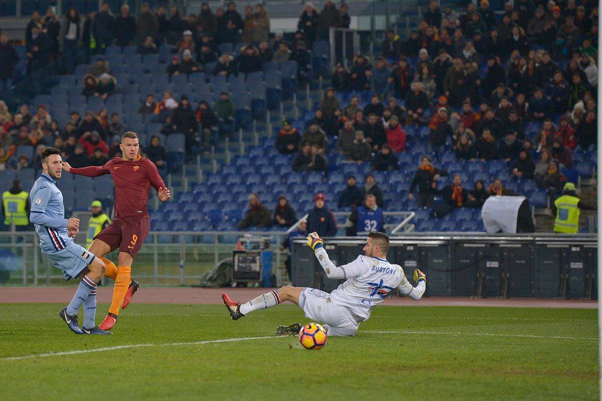 روما يسحق سامبدوريا برباعية نظيفة في كأس إيطاليا