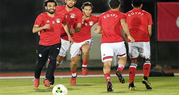 منتخب مصر يتدرب مساء اليوم وسط الجماهير قبل السفر لروسيا