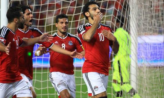 مصر تفوز علي أوغندا 2-0 في أمم أفريقيا