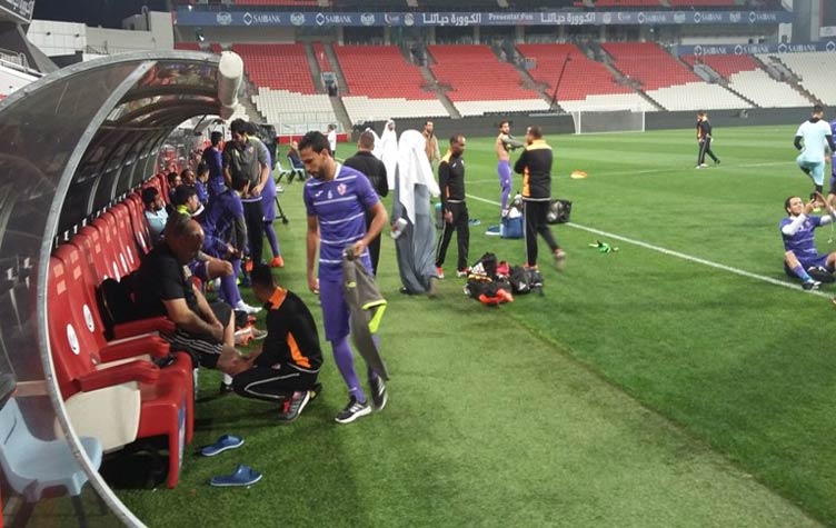 لاعبو الزمالك يتعاهدون على الفوز بالسوبر