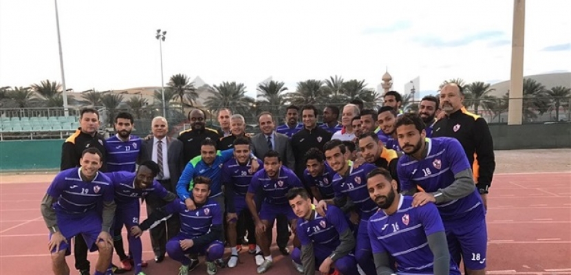 ستانلي ينتظم في تدريبات الزمالك استعدادآ للسوبر