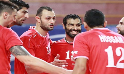 الخطيب يهنئ فريق طائرة الأهلي ببطولة كأس مصر