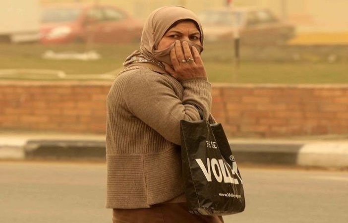 ارتفاع حاد فى درجة الحرارة اليوم ورياح مثيرة للأتربة والعظمى بالقاهرة 33
