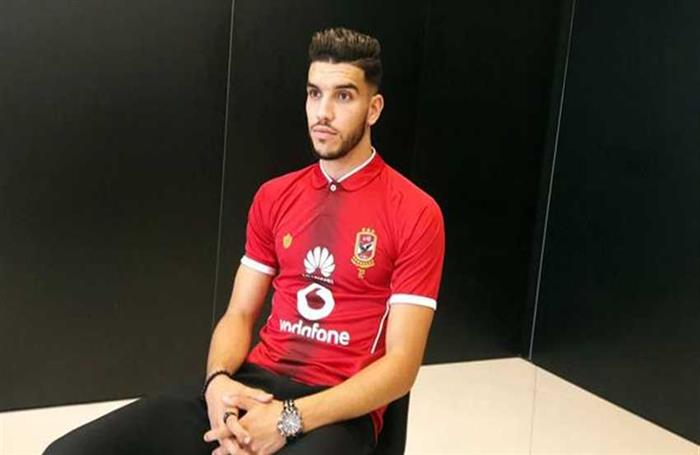 أزارو يظهر في مران الأهلي في مران اليوم