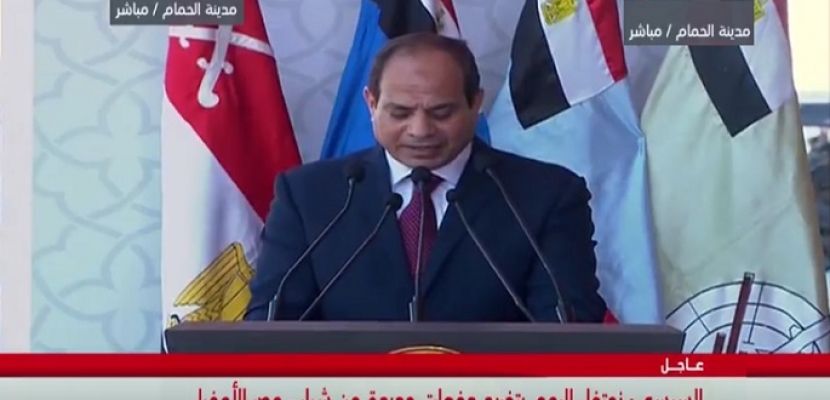 السيسي: لا أحد يستطيع المساس بحصة مصر فى نهر النيل