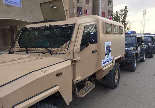 نشر الخدمات الأمنية والمدرعات وسيارات الانتشار السريع بكافة المحاور المرورية