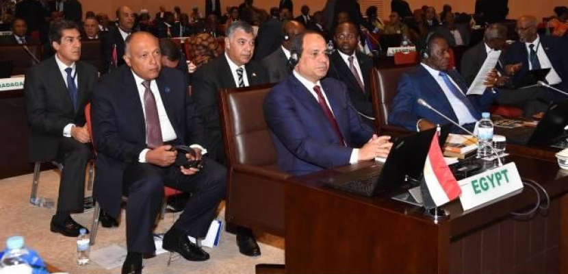 بدء فعاليات القمة الأفريقية بمشاركة السيسي