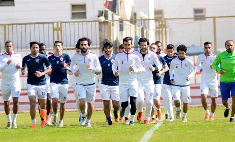 الزمالك يختتم استعداداته لموقعة الإسماعيلي في كأس مصر