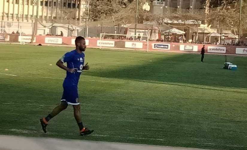 حسام عاشور ينتظم في المران الجماعي للأهلي