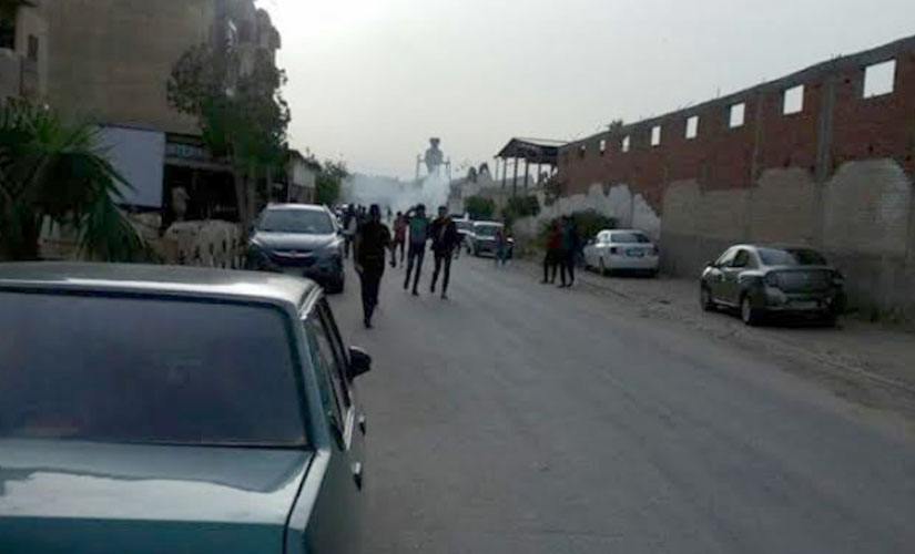 أحداث شغب خلال مباراة كفر الدوار والحمام اليوم