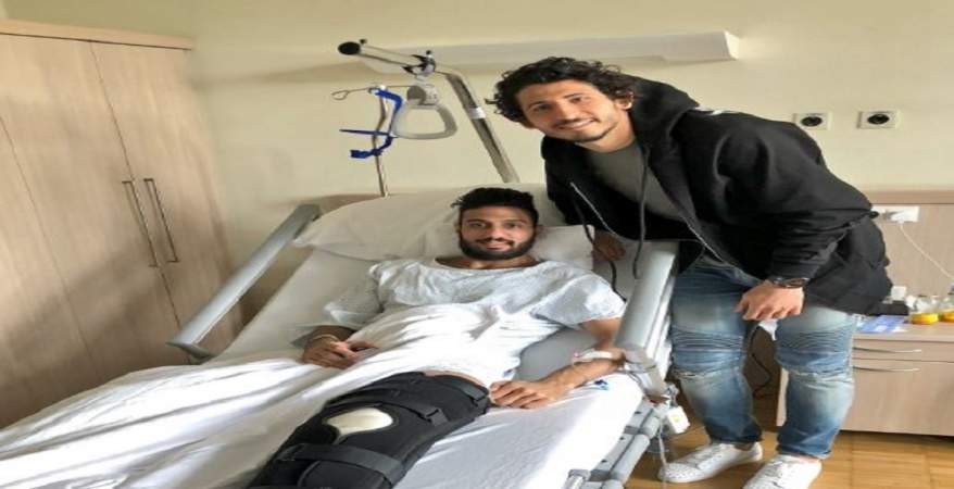 أحمد حجازى يطمئن على الشناوى