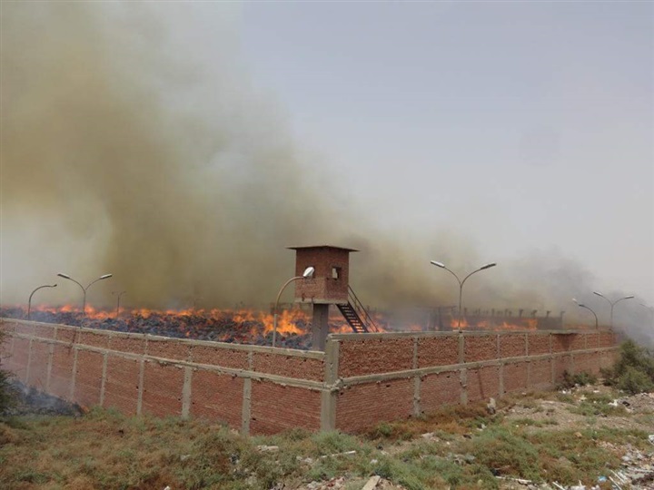 ارتفاع عدد المصابين في حريق مصنع سكر كوم امبو