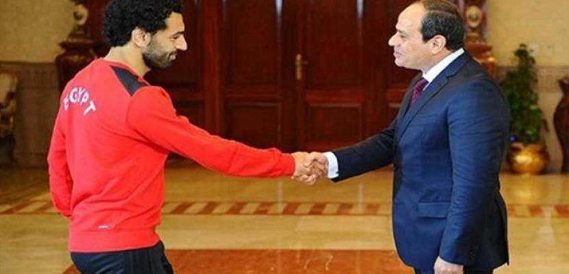 السيسي يعرب عن تمنياته لمحمد صلاح بالشفاء العاجل