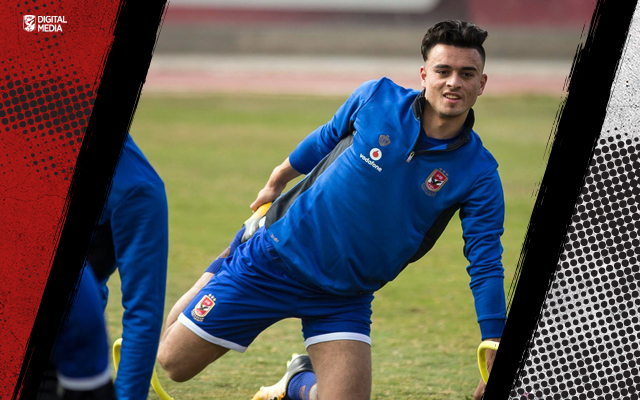 صلاح محسن ينتظم فى مران الأهلى