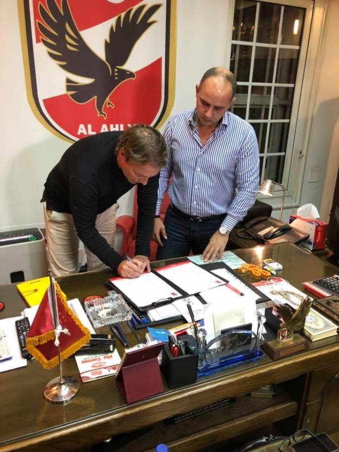 ليندمان مدربآ للأحمال البدنية بالأهلي