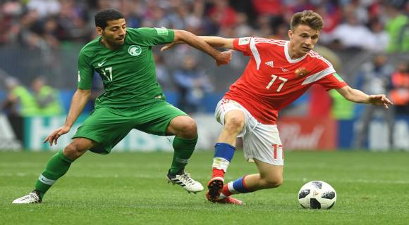روسيا تفوز علي السعودية 5-0 في افتتاح كأس العالم