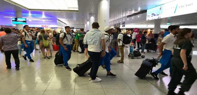 أيمن حافظ يستقبل بعثة الزمالك في ألمانيا