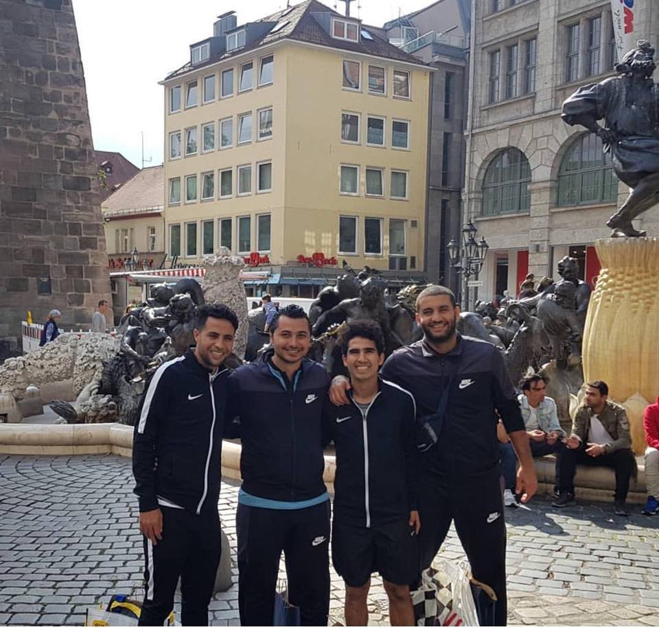 لاعبو الزمالك يقومون بجولة حرة في مدينه نونبيرج الألمانية