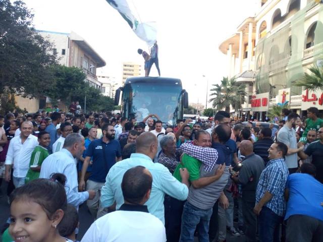 10 آلاف اتحداوي يحتفون بفريق الاتحاد للسلة «أبطال العرب»