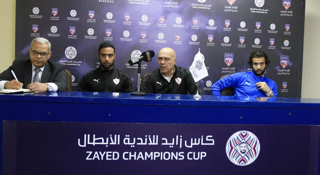 جروس: الزمالك مستعد بكل قوه وتركيز لمواجهة الاتحاد