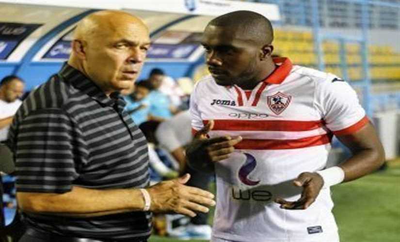 كاسونجو يظهر في تدريبات الزمالك