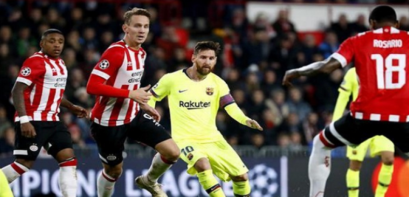 برشلونة يهزم أيندهوفن 2-1 ويتأهل لدور ال16 بدوري الأبطال