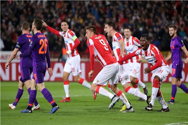 النجم الأحمر يهزم ليفربول 2-0 في دوري أبطال أوروبا