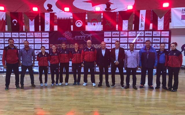 سيدات الأهلي يتوجن بلقب البطولة العربية لتنس الطاولة