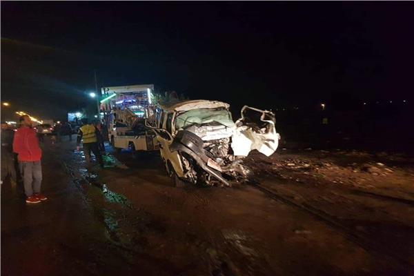 عاجل | ارتفاع ضحايا حادث طريق الكريمات لـ 20 شخصًا