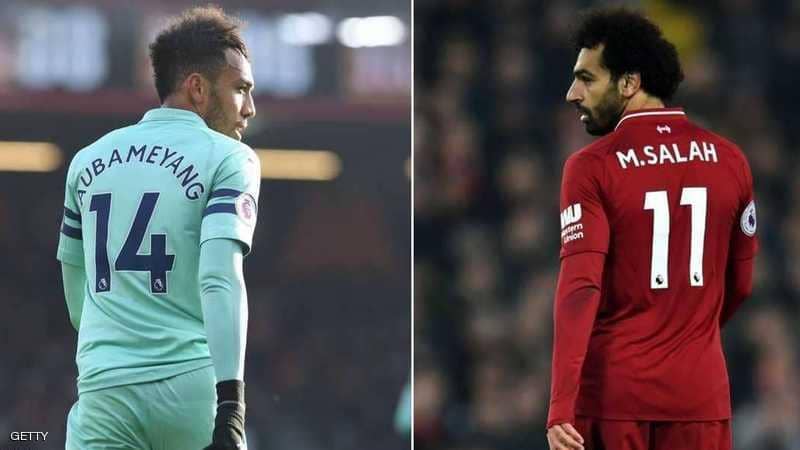 محمد صلاح وجهآ لوجه أمام أوبميانج اليوم في صراع الهدافين