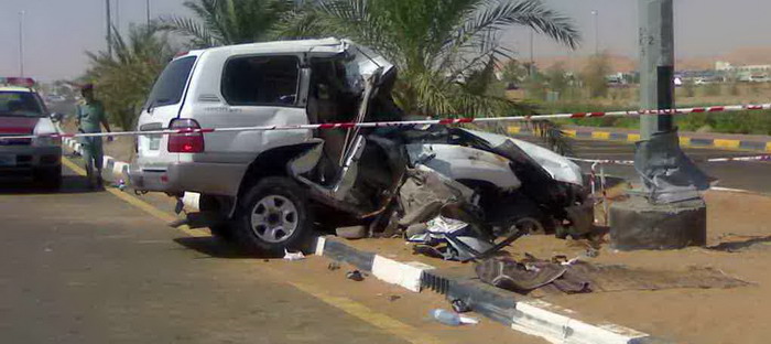 حادث سير مروع يسفر عن مصرع 6 مصريين بالكويت