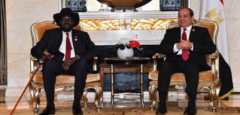 الرئيس السيسى يستقبل رئيس جنوب السودان اليوم