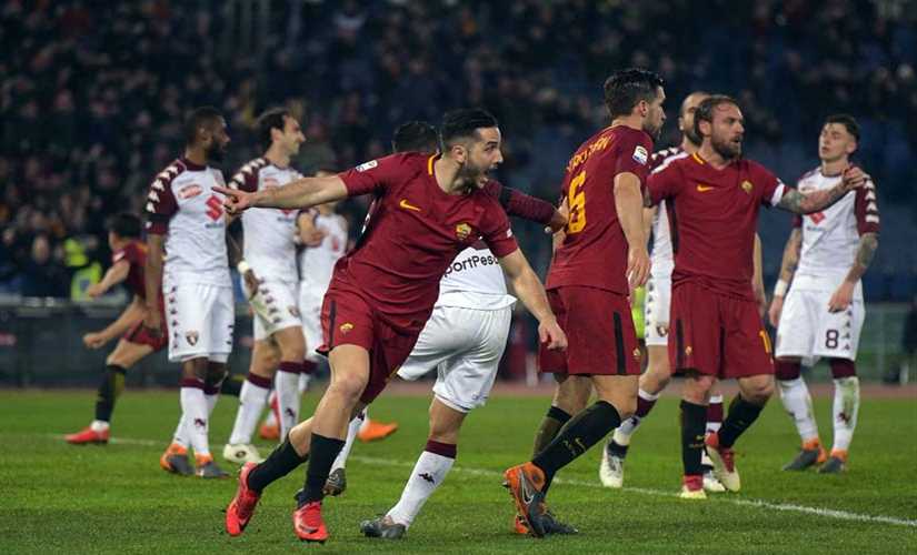 روما يفوز علي ميلان 1-0 في الدوري الإيطالي