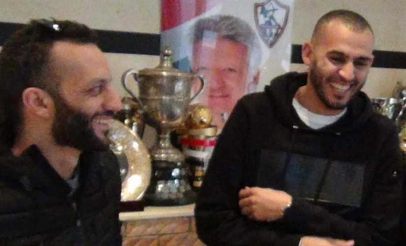 رئيس الزمالك يرحب بخالد بوطيب ويتمني له التوفيق والنجاح