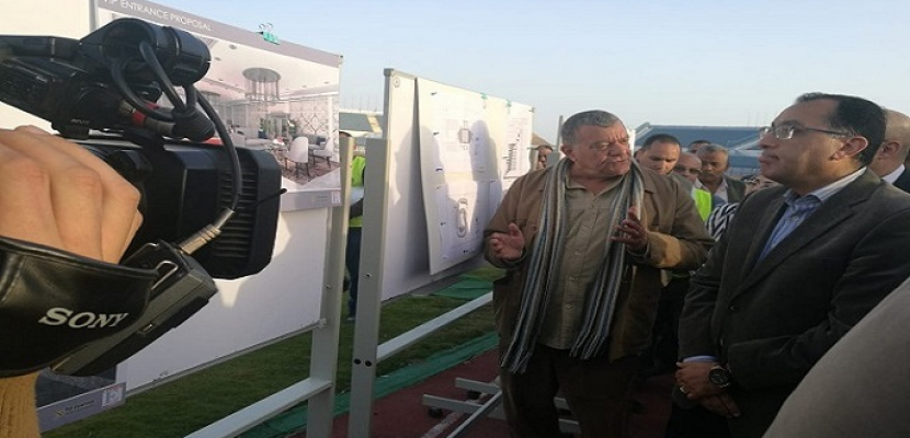 مدبولي يتفقد أعمال تطوير استاد السويس استعدادآ لأمم افريقيا