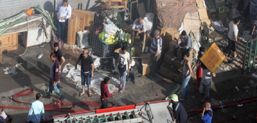 إصابة 15 مواطنآ في حادث حريق بمنطقة الأزهر