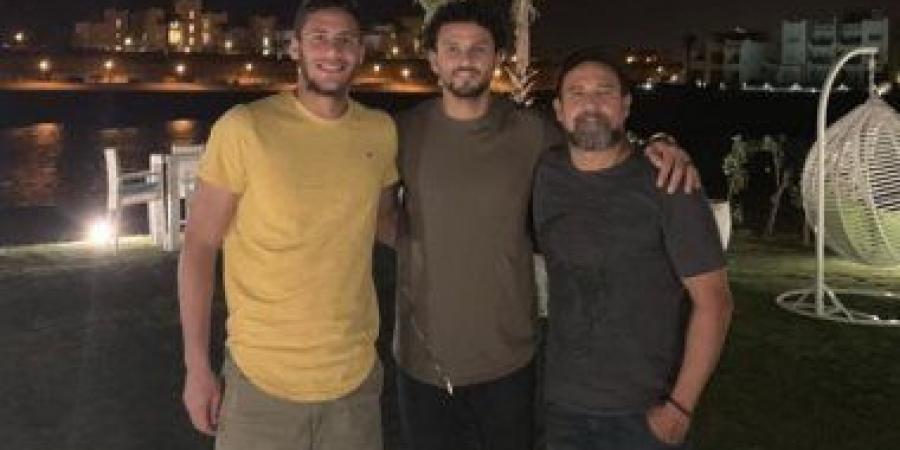 رمضان صبحى يزور حسام غالى فى الجونة