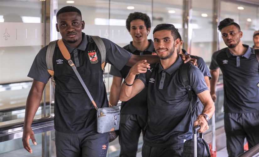 بعثة النادي الأهلي تغادر إلي السودان لمواجهة فريق الهلال