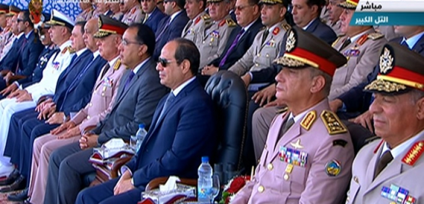 الرئيس السيسي يشهد حفل تخريج دفعة جديدة من الكليات العسكرية