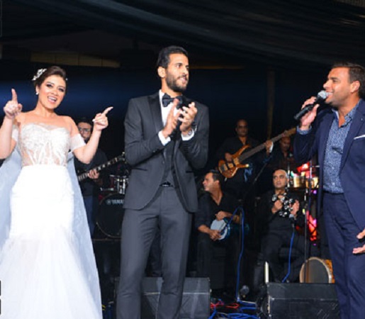 مروان محسن يحتفل بزفافه فى أحد فنادق التجمع الخامس