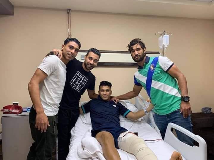 لاعب وسط المقاصة يجري عملية الرباط الصليبي بنجاح