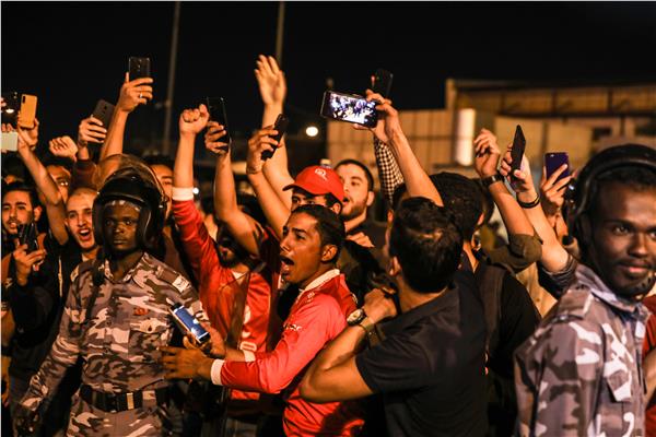 جماهير الأهلي في السودان تؤازر الفريق